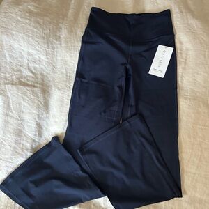 NWT Athleta Navy Flare High-Waist Leggings